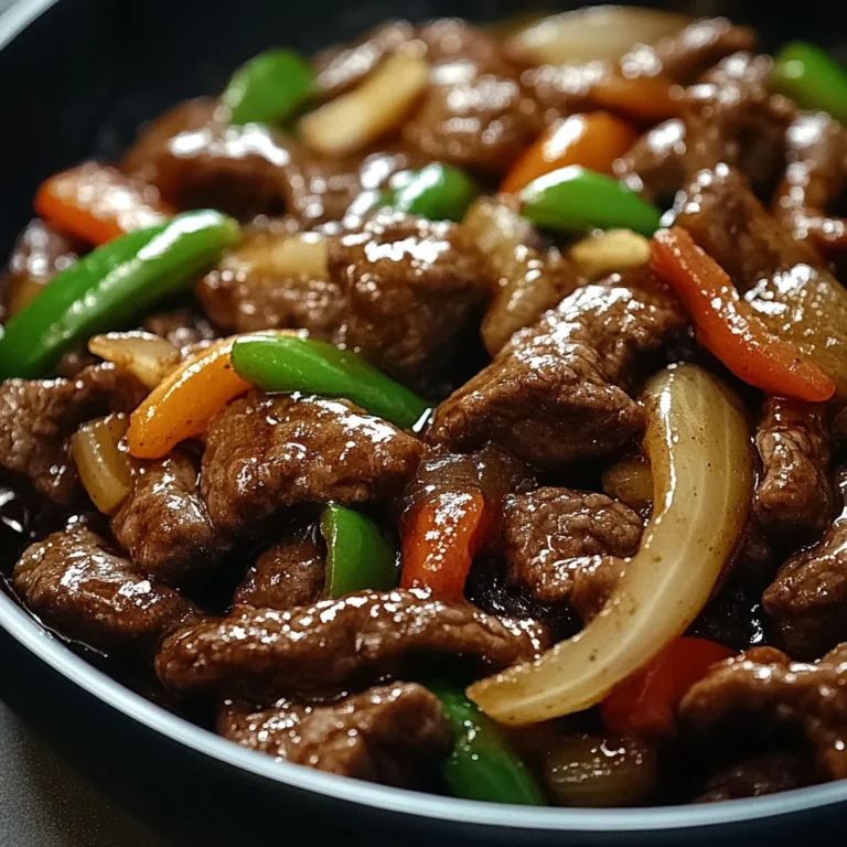 Sizzling Chinese Pepper Steak with Onions: Irresistibly Bold