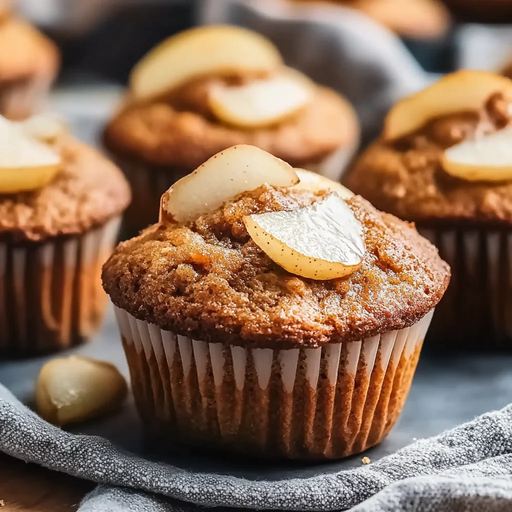 Spiced Pear Muffins Recipe: Cozy and Deliciously Sweet