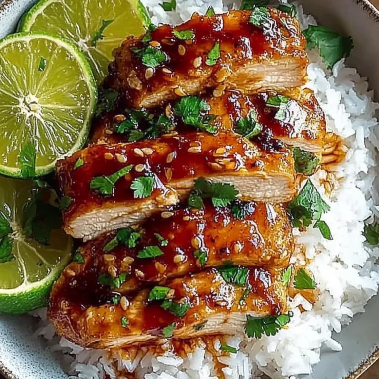Spicy Maple Chicken & Coconut Rice: A Sweet Sensation