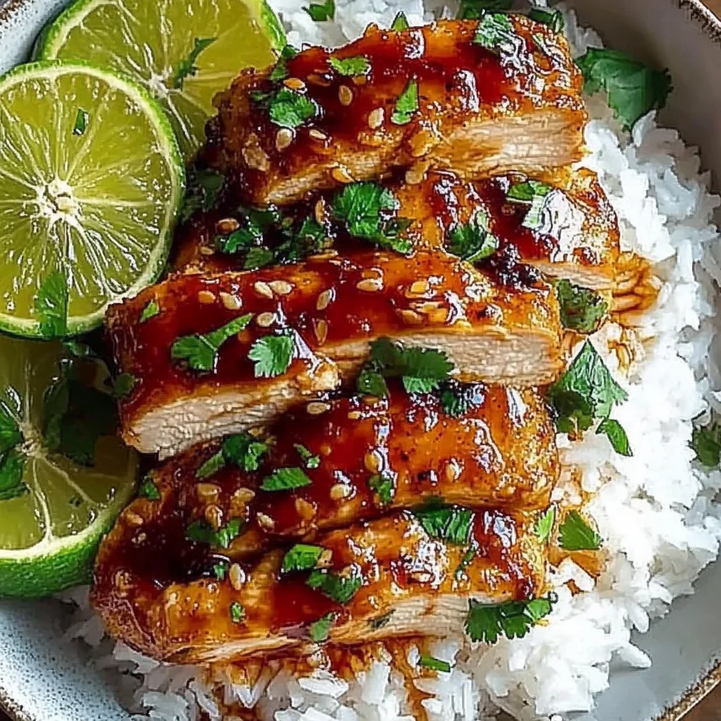 Spicy Maple Chicken & Coconut Rice: A Sweet Sensation