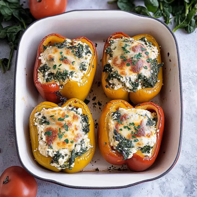 Spinach Ricotta Stuffed Peppers: Comfort in Every Bite