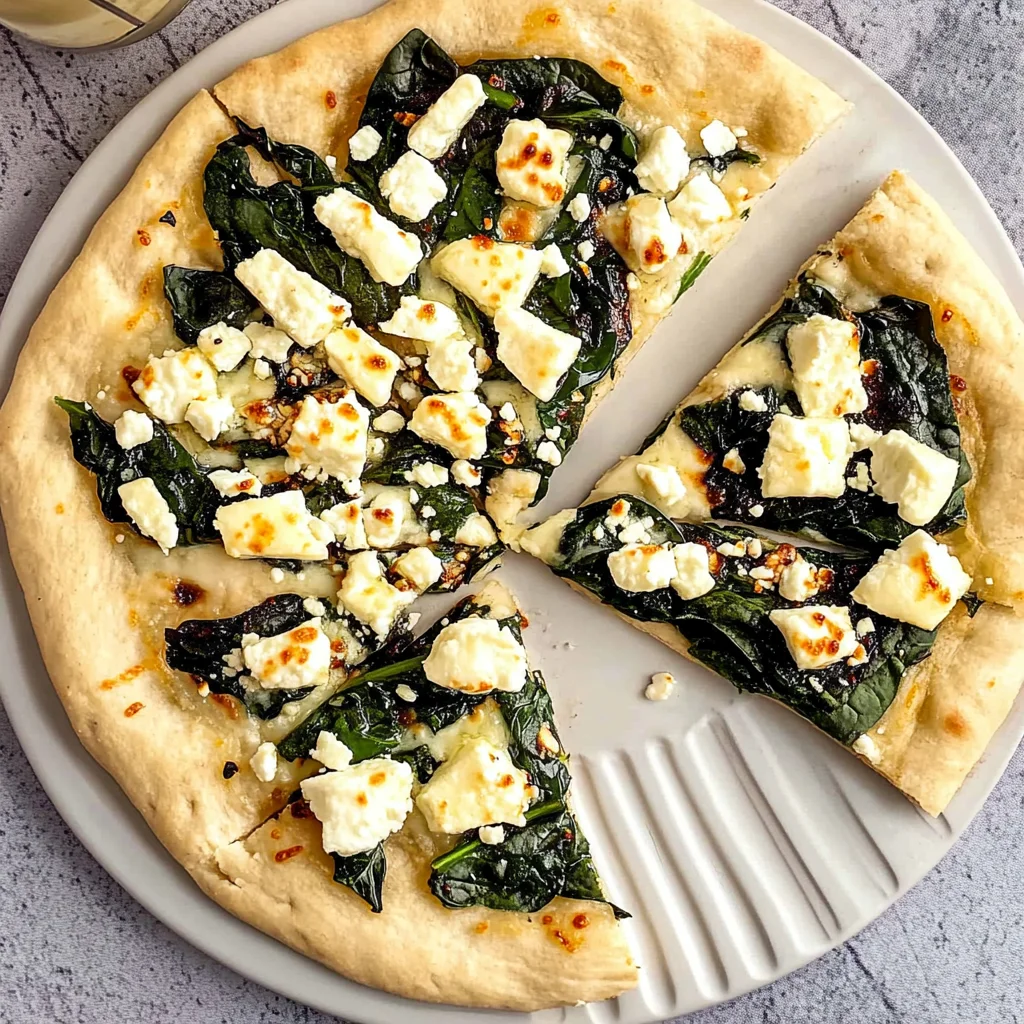 Tasty Spinach and Feta Flatbread Pizza: A Flavor Explosion