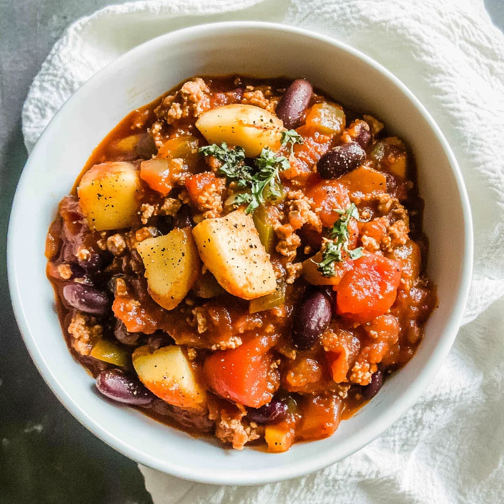 Turkey Apple Chili: Cozy and Comforting Delight