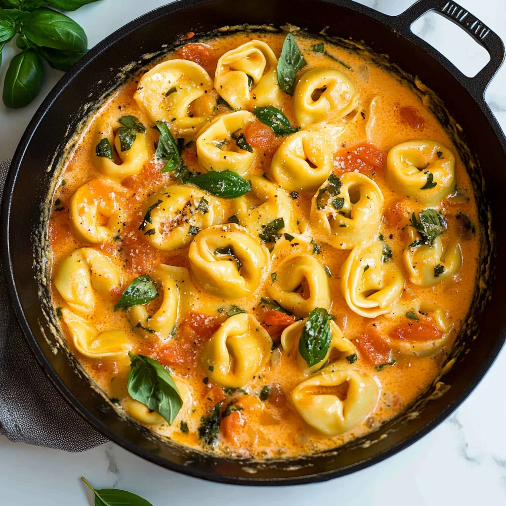 creamy tortellini: Cozy Comfort Food Delight
