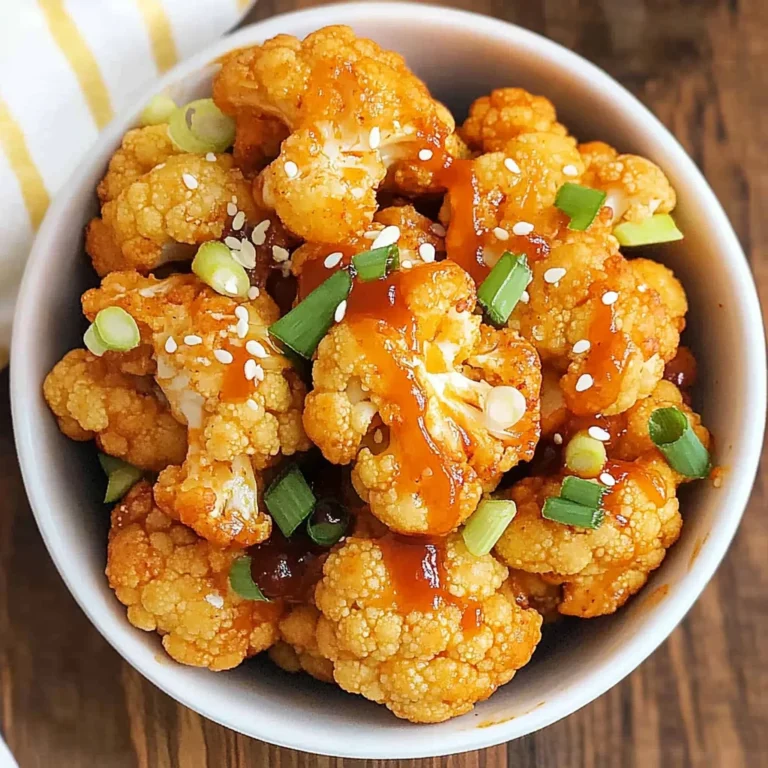 Air Fryer Honey Sriracha Cauliflower: Crispy and Sweet