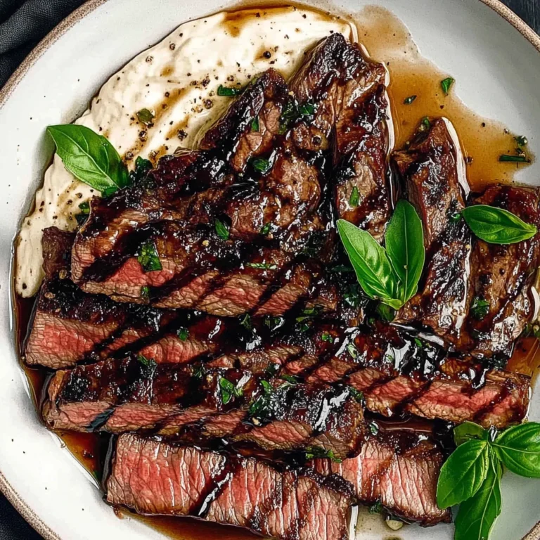 Balsamic Flank Steak: Tender and Tangy Delight