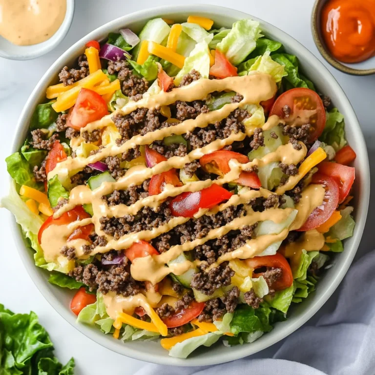 Big Mac Salad: Fresh and Flavorful Weeknight Winner