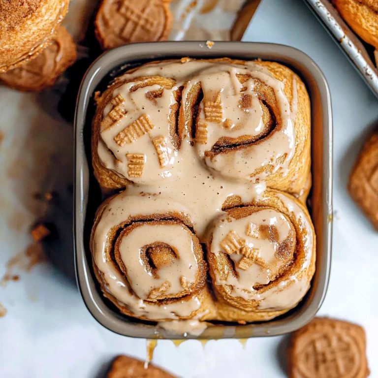 Biscoff Cookie Butter Cinnamon Rolls Recipe: Gooey Delight