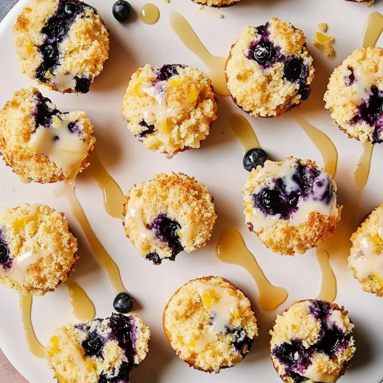 Blueberry and Lemon Zest Cottage Cheese Bites: Refreshing…