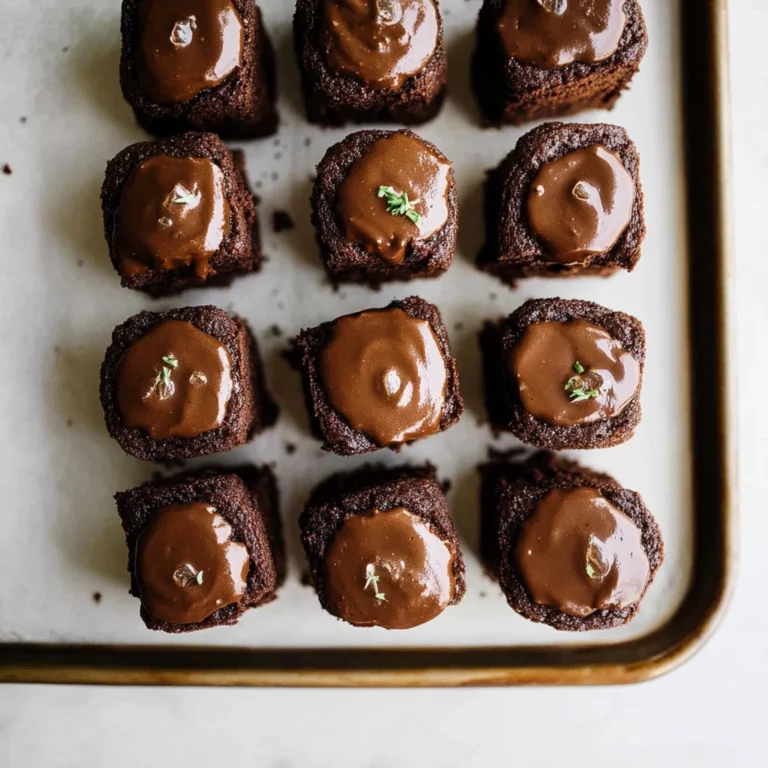 Brownie Petit Fours: Decadent Bites of Happiness
