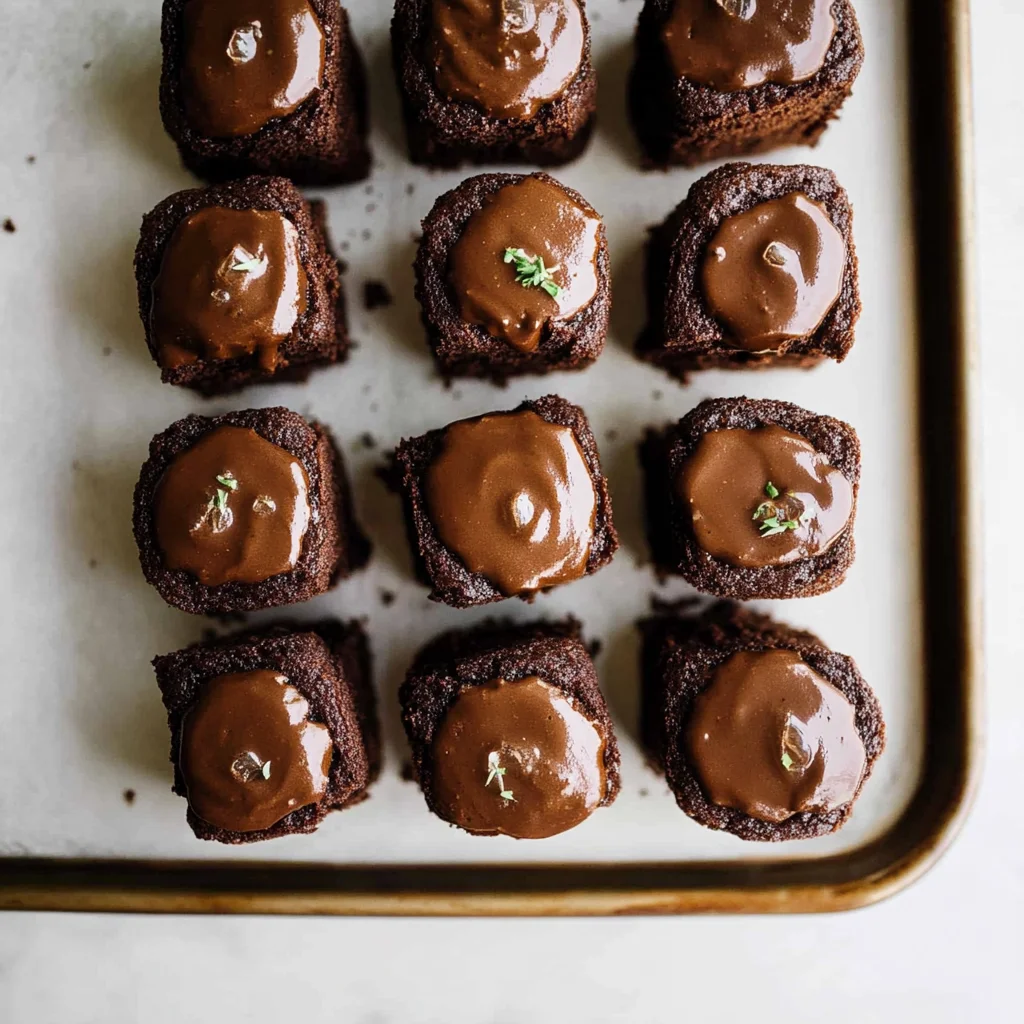 Brownie Petit Fours: Decadent Bites of Happiness