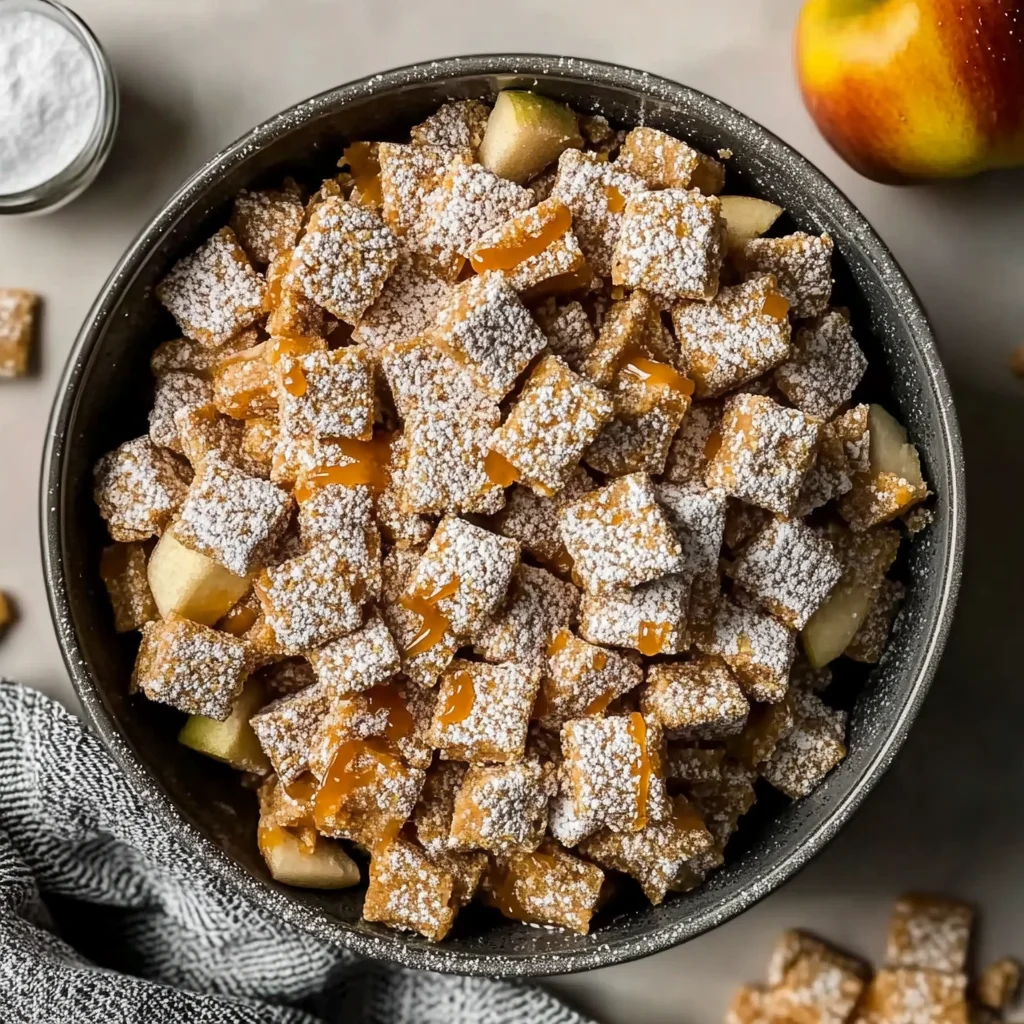 Caramel Apple Puppy Chow: Cozy Fall Delight