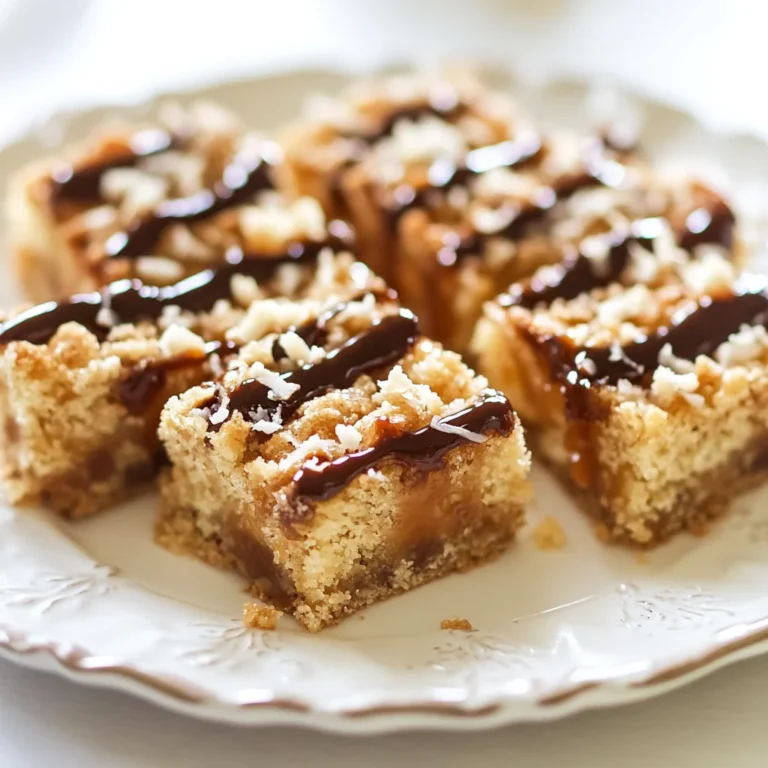 Caramel Coconut Bars: Sweet and Chewy Delight Awaits