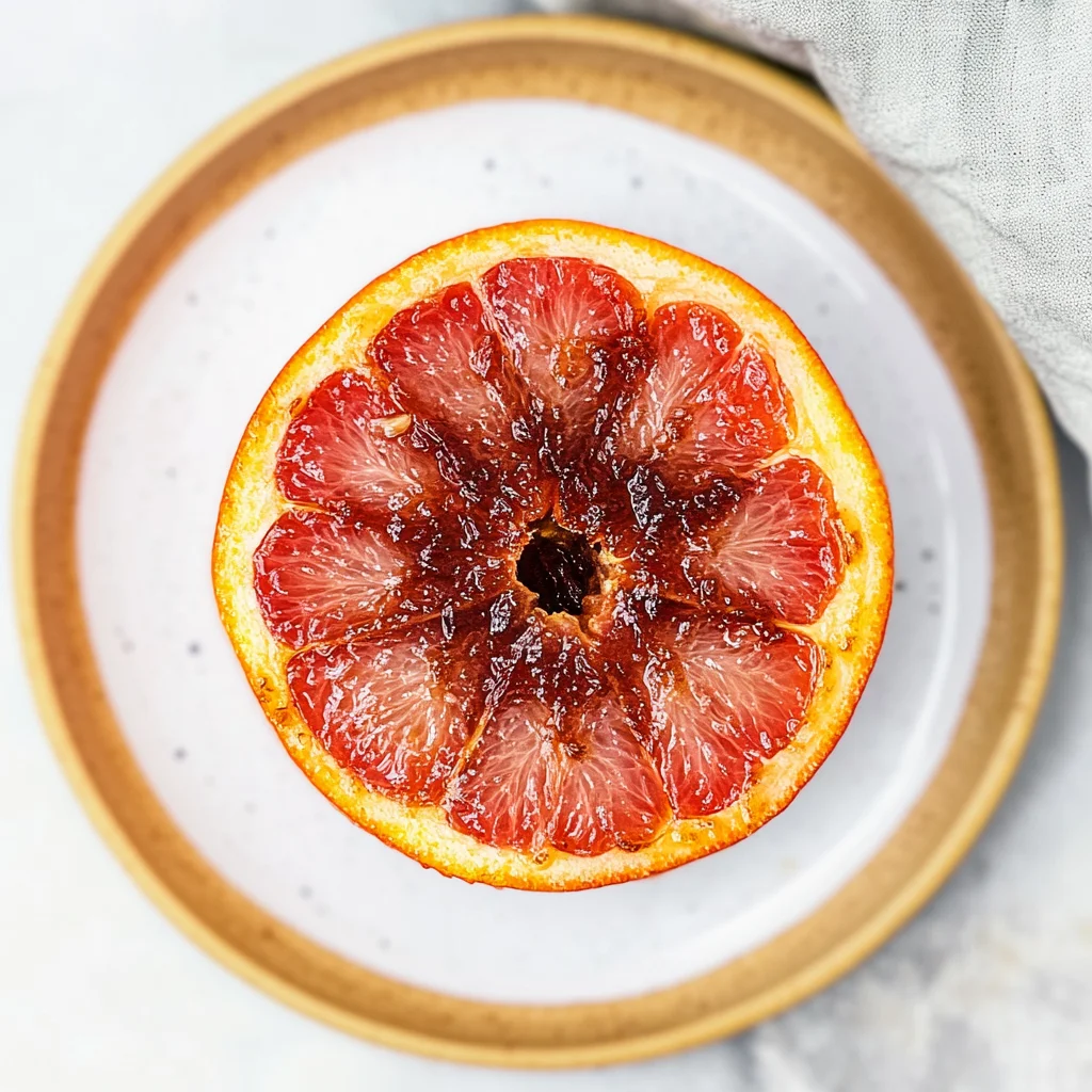 Caramelized Brown Sugar Grapefruit: Sweet Morning Delight