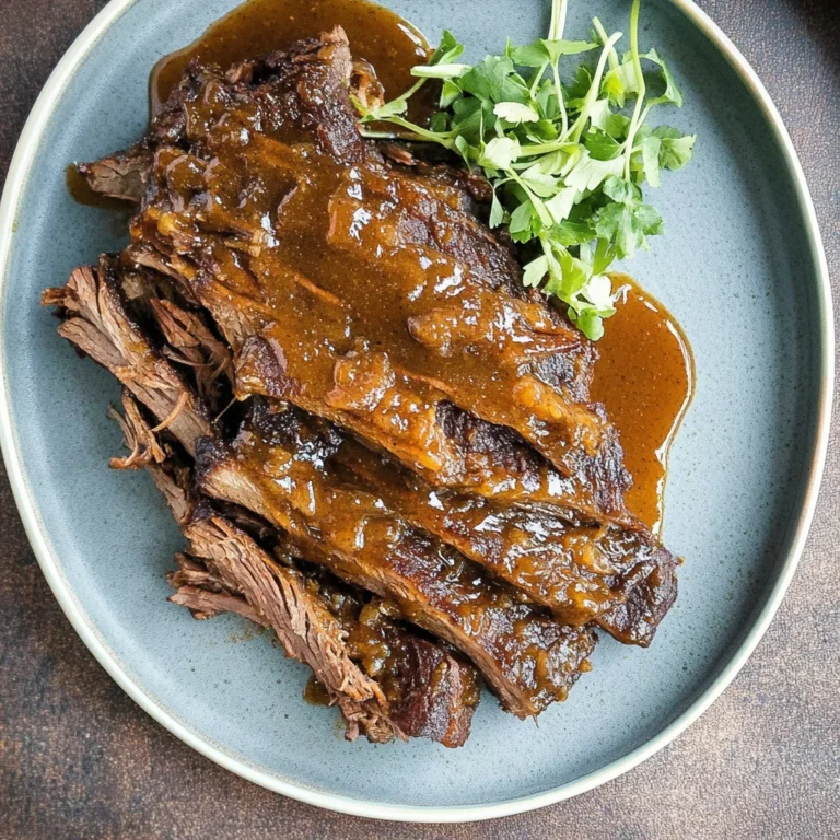 Caramelized Pulled Beef Brisket: Irresistibly Tender Delight