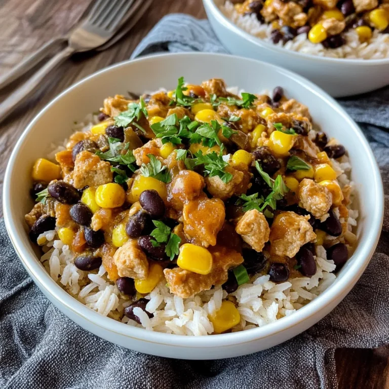 Cheesy Black Beans and Rice: A Cozy Weeknight Delight