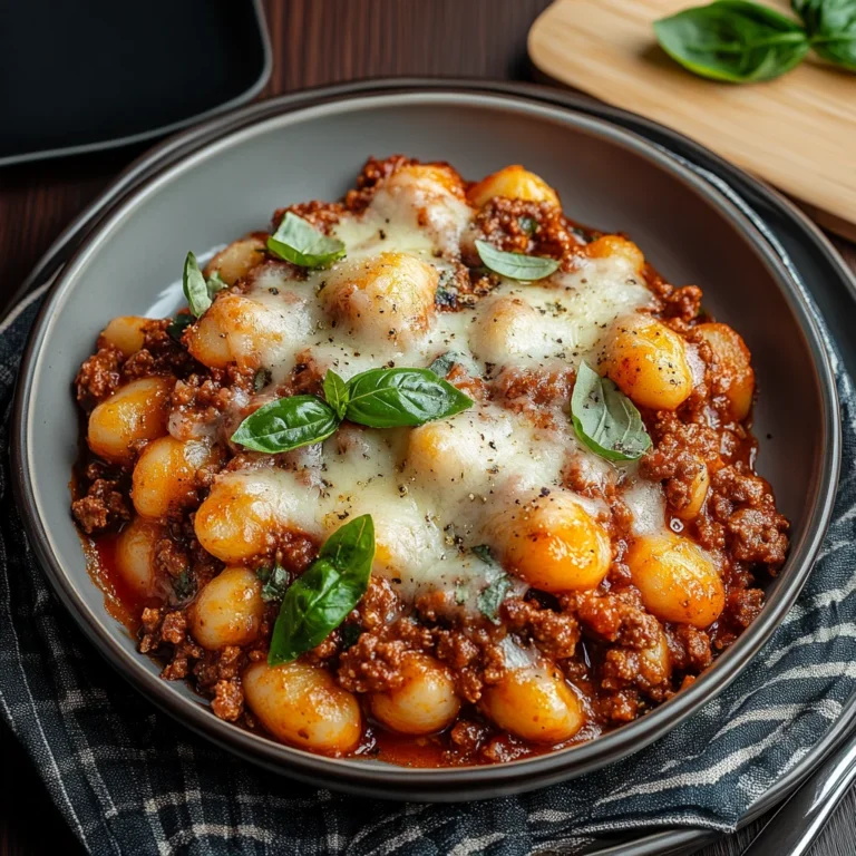 Cheesy Bolognese Gnocchi Bake: A Cozy Comfort Food Dream