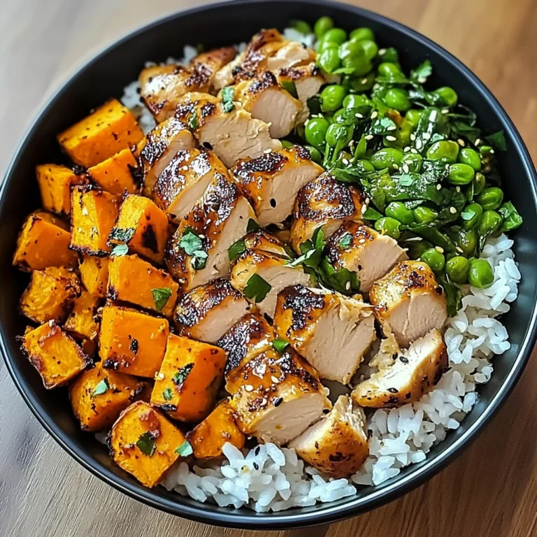 Chicken and Sweet Potato Rice Bowl: A Quick, Delicious Meal!