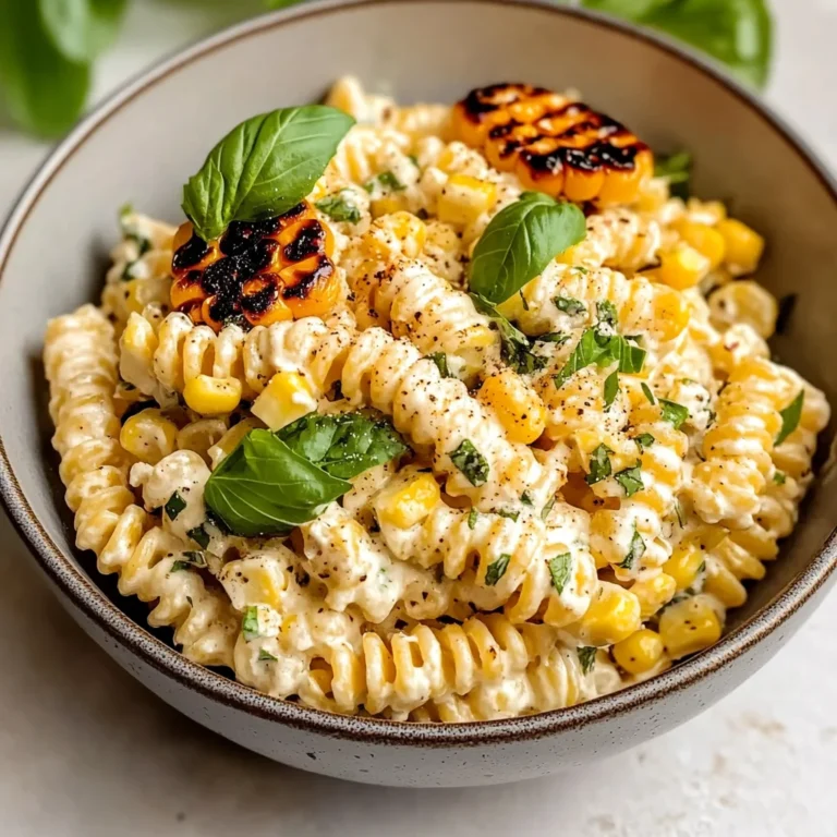 Creamy Street Corn Pasta Salad: A Summer Sensation