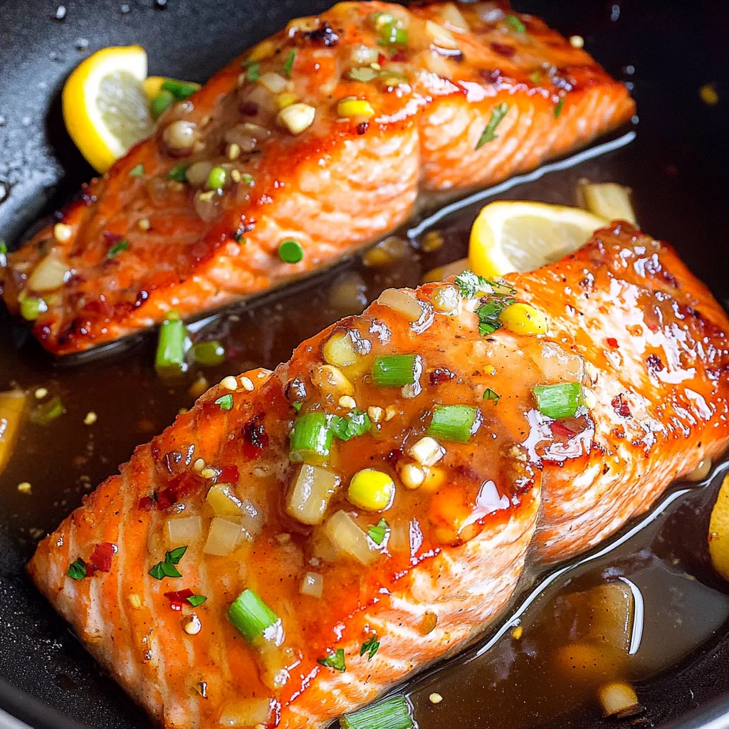 Crispy Honey Garlic Glazed Salmon Recipe: A Flavor Explosion