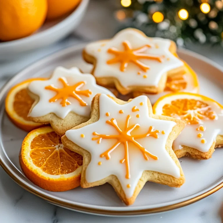 Easy Christmas Cookies with Orange Juice: Zesty Delight