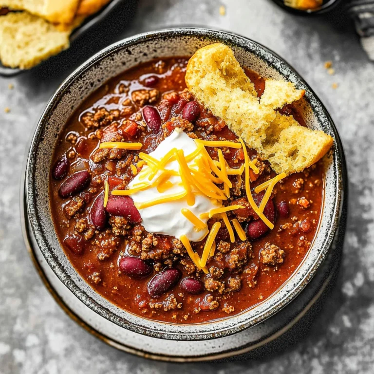 Easy Homemade Chili: Cozy and Hearty Delight