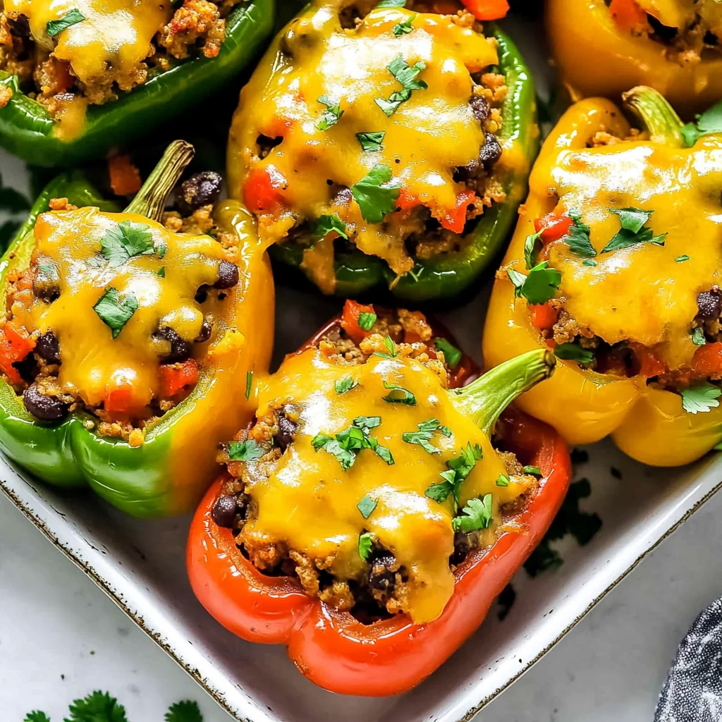 Easy Taco Stuffed Peppers: Flavorful Family Delight