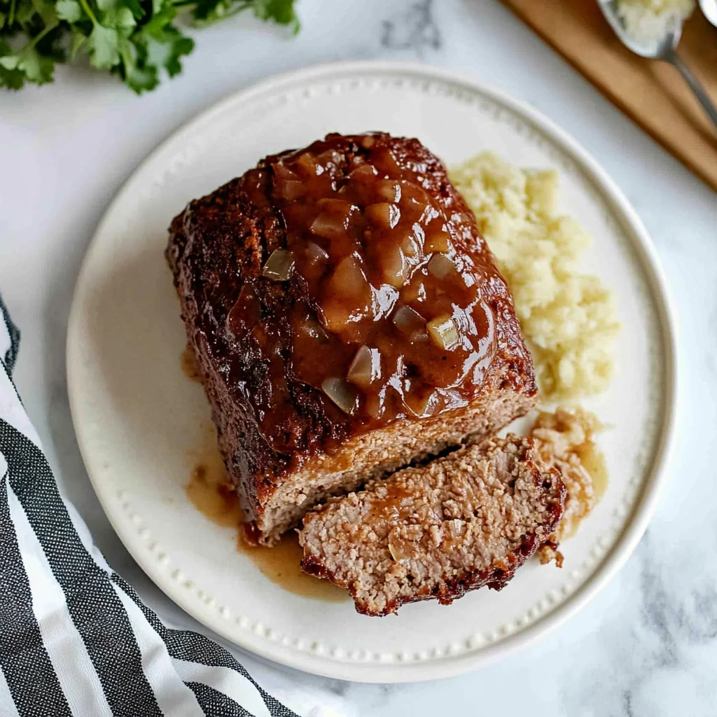 French Onion Meatloaf: A Cozy Comfort Food Delight