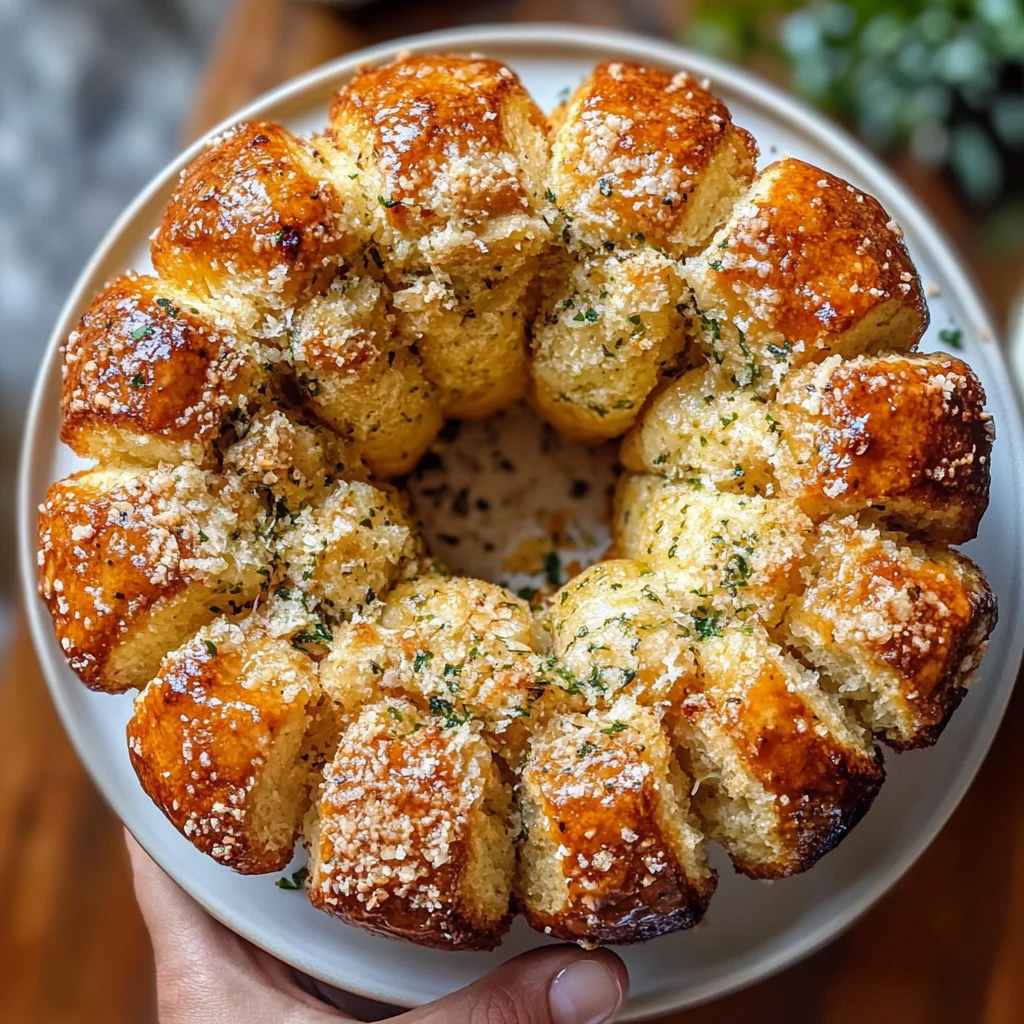 Garlic Parmesan Monkey Bread: Cheesy, Garlicky Heaven