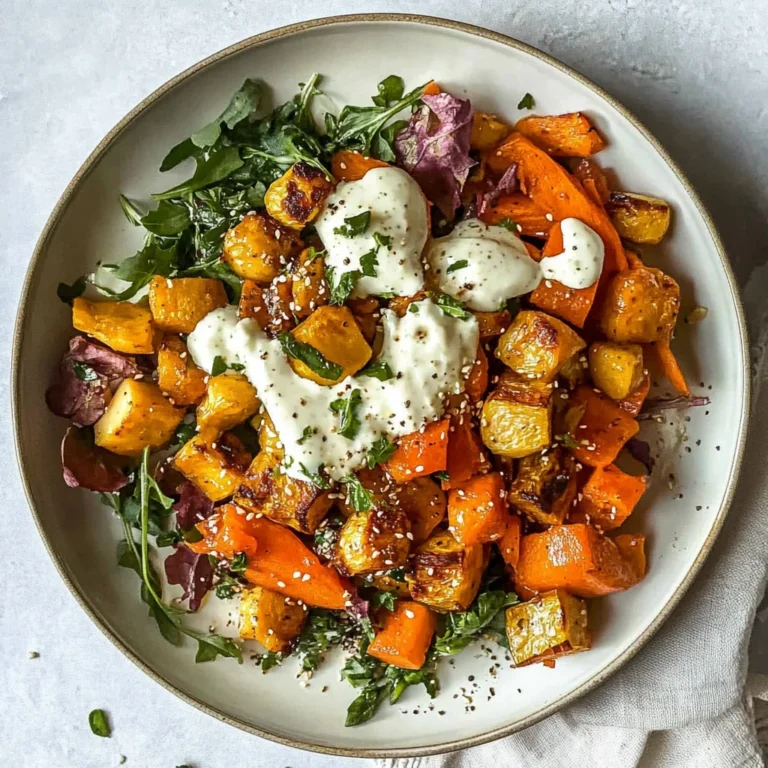 Glow Bowl Recipe: Satisfying Roasted Veggies & Creamy Sauce