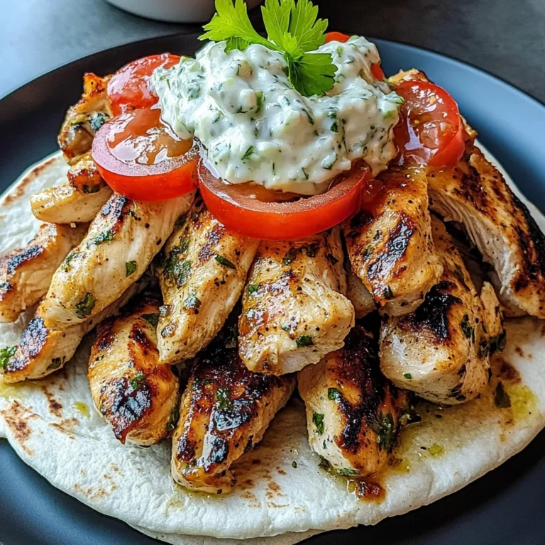 Greek Chicken Gyros with Lemon-Herb Marinade: Zesty Goodness