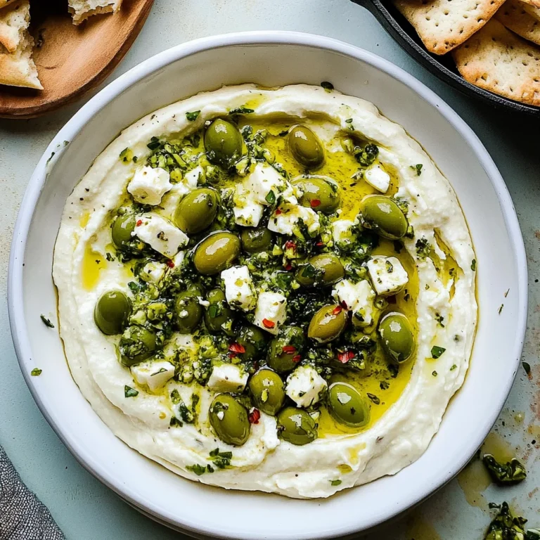 Green Olive and Feta Cheese Dip: Creamy and Irresistible