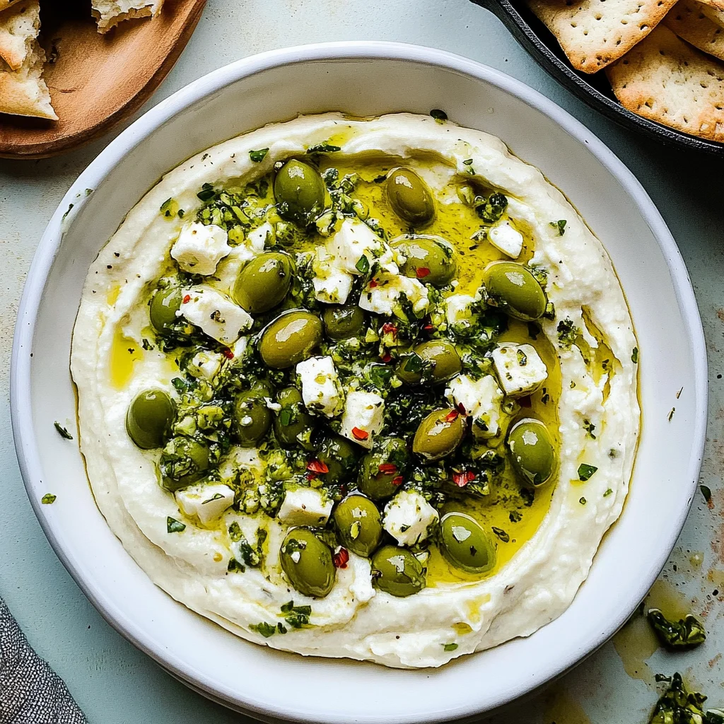 Green Olive and Feta Cheese Dip: Creamy and Irresistible