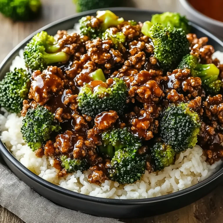 Honey Garlic Ground Beef and Broccoli: A Quick Delight