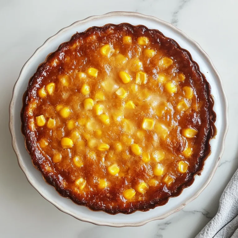 Honey-Glazed Corn Casserole: Sweet Comfort Awaits!