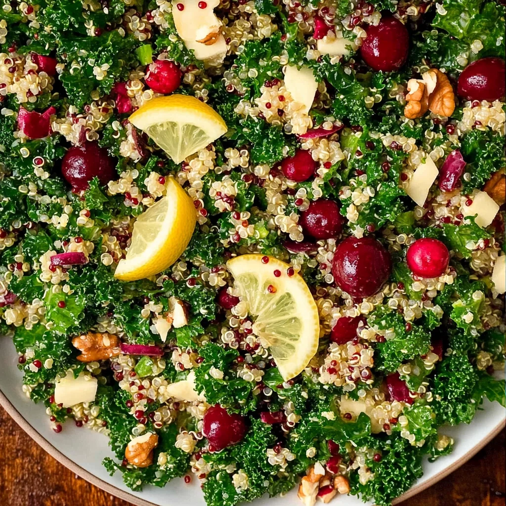 Kale Quinoa Salad – Refreshingly Zesty with Lemon Dressing