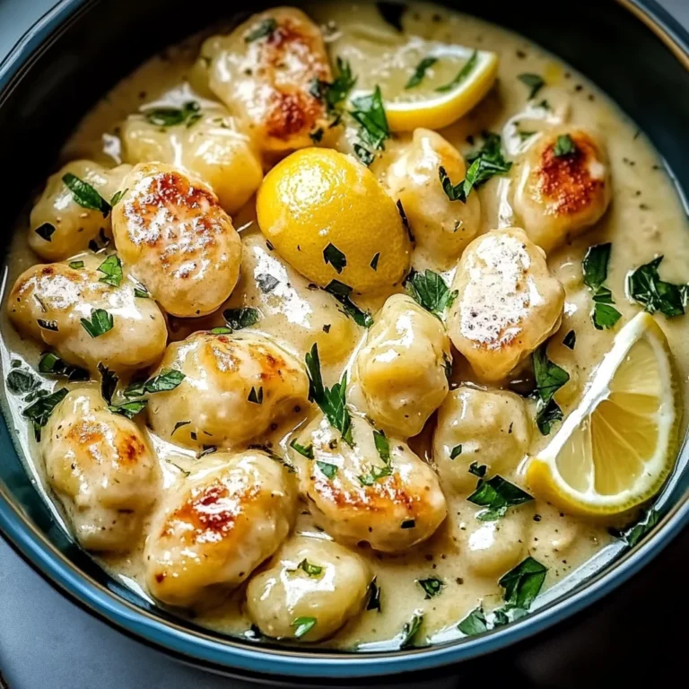 Lemon Chicken Gnocchi: Creamy One-Pot Dinner Delight