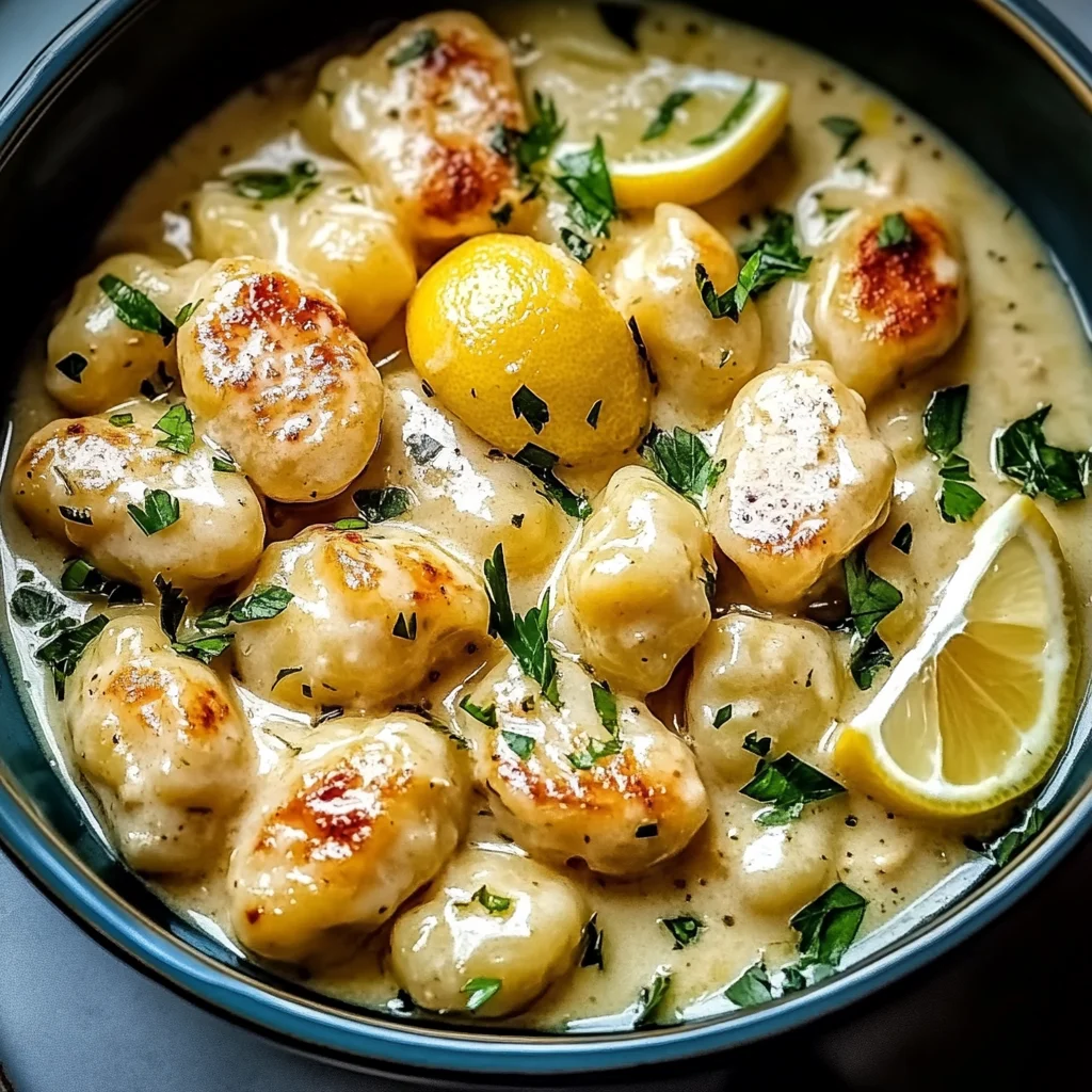 Lemon Chicken Gnocchi: Creamy One-Pot Dinner Delight