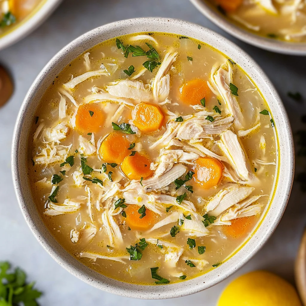Lemon Chicken Soup Recipe: Zesty Comfort in Every Spoonful