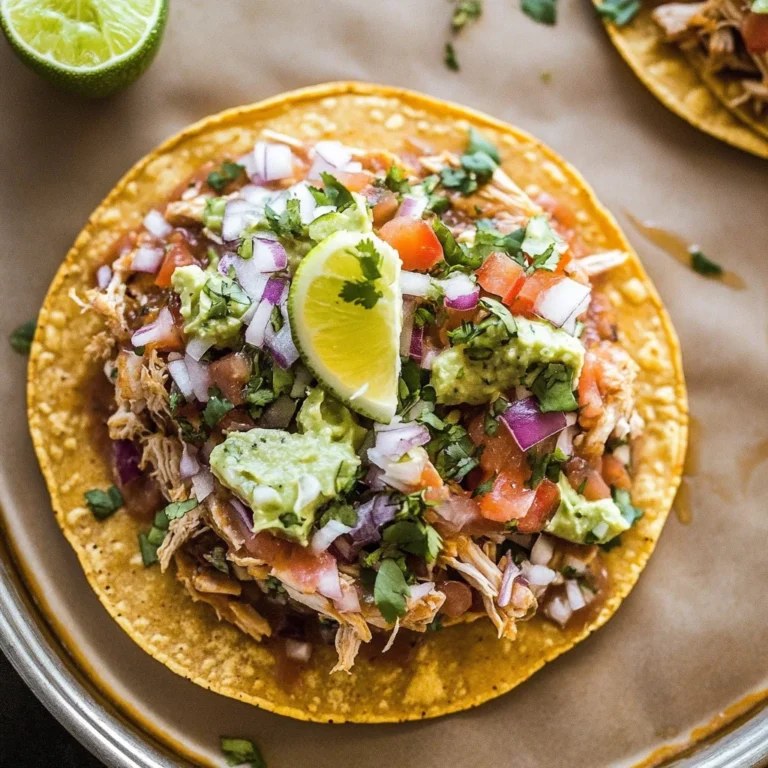 Mexican Rotisserie Chicken Tostadas: Quick & Delicious