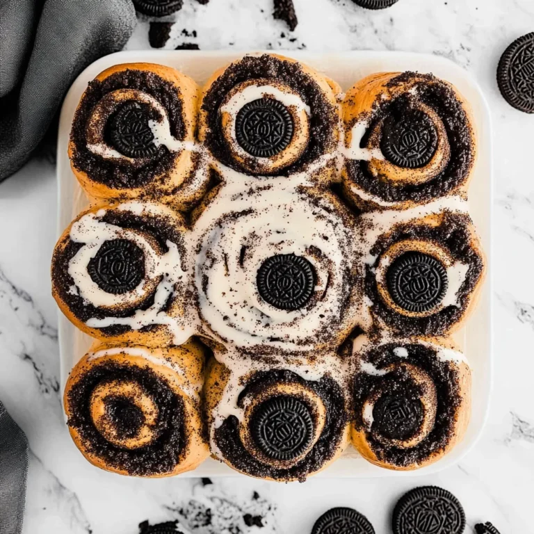 Oreo Cookies and Cream Cinnamon Rolls: Irresistibly Sweet