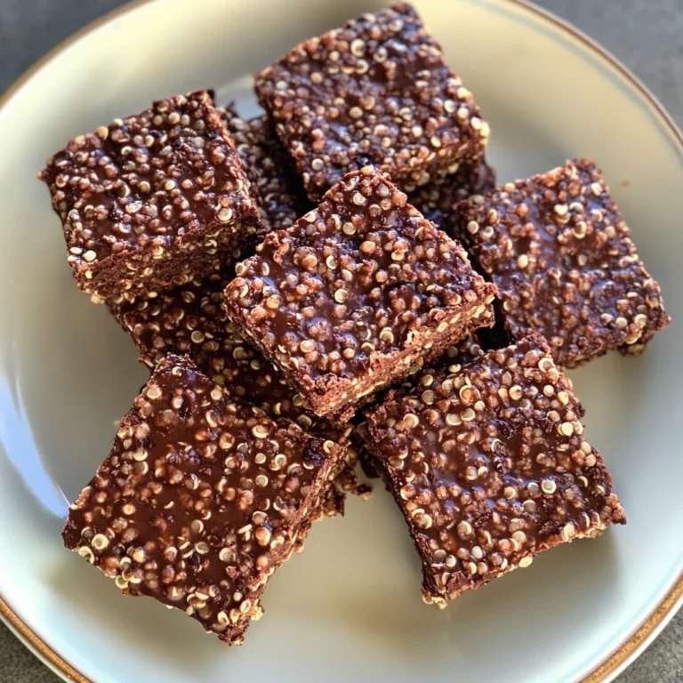 Puffed Quinoa Peanut Butter Chocolate Bars Recipe: Irresi…