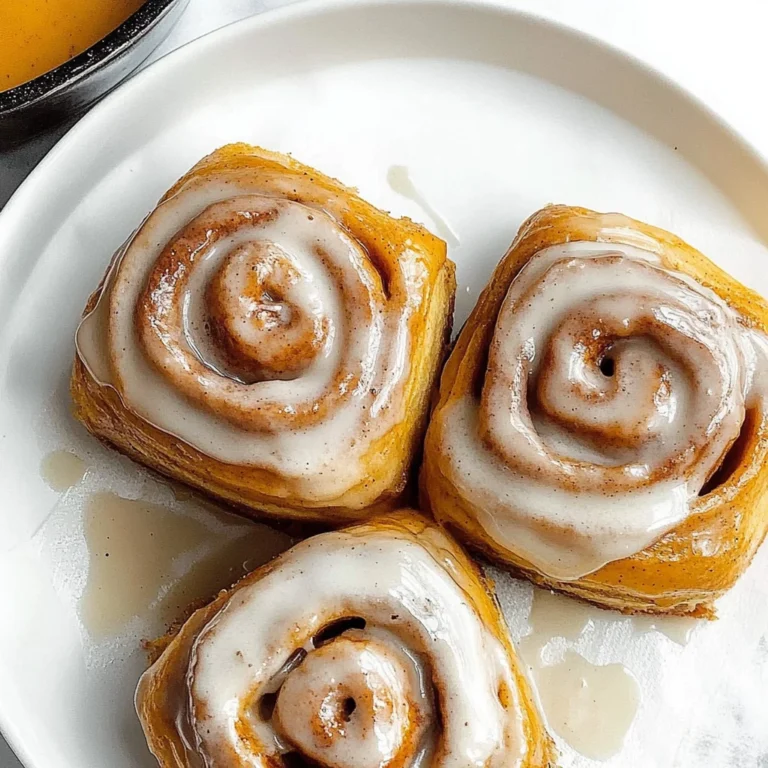 Pumpkin Cinnamon Rolls: Irresistibly Warm and Fluffy