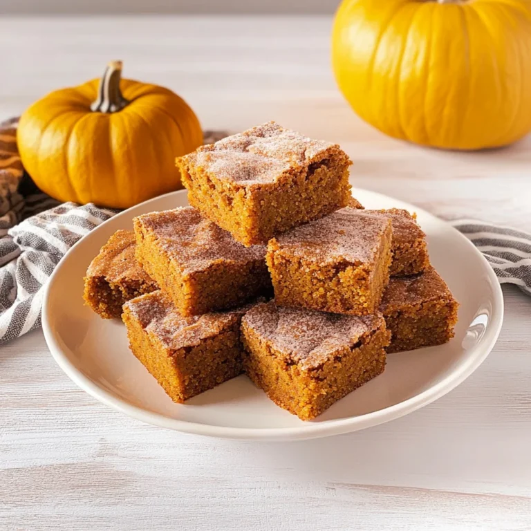 Pumpkin Snickerdoodle Blondies Recipe: Cozy & Irresistibl…