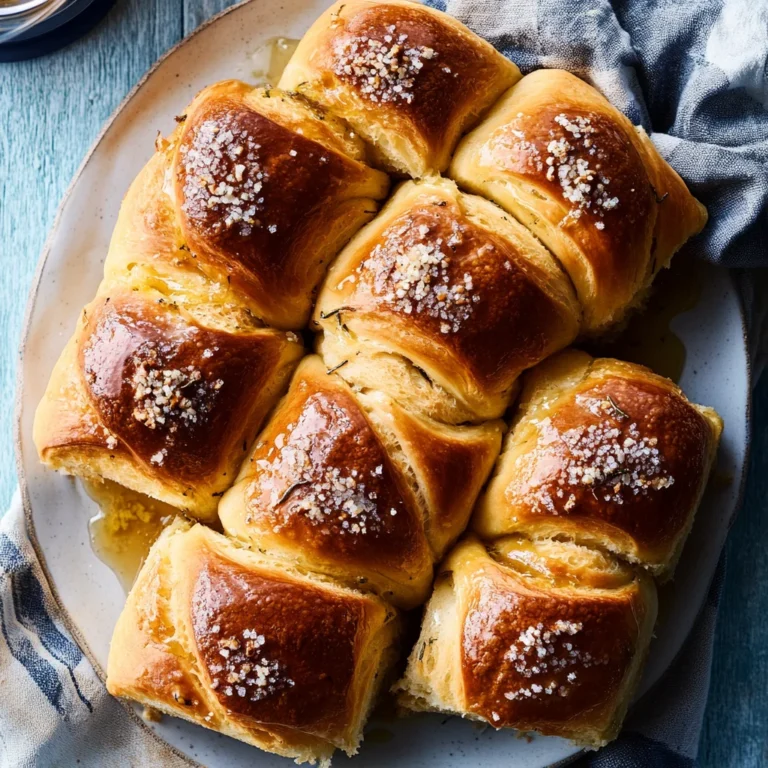 Salted Sage Honey Butter Brioche Rolls: Soft & Sweet Magic