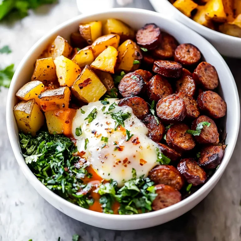 Sausage and Potato Meal Prep Breakfast Bowls: Hearty Delight