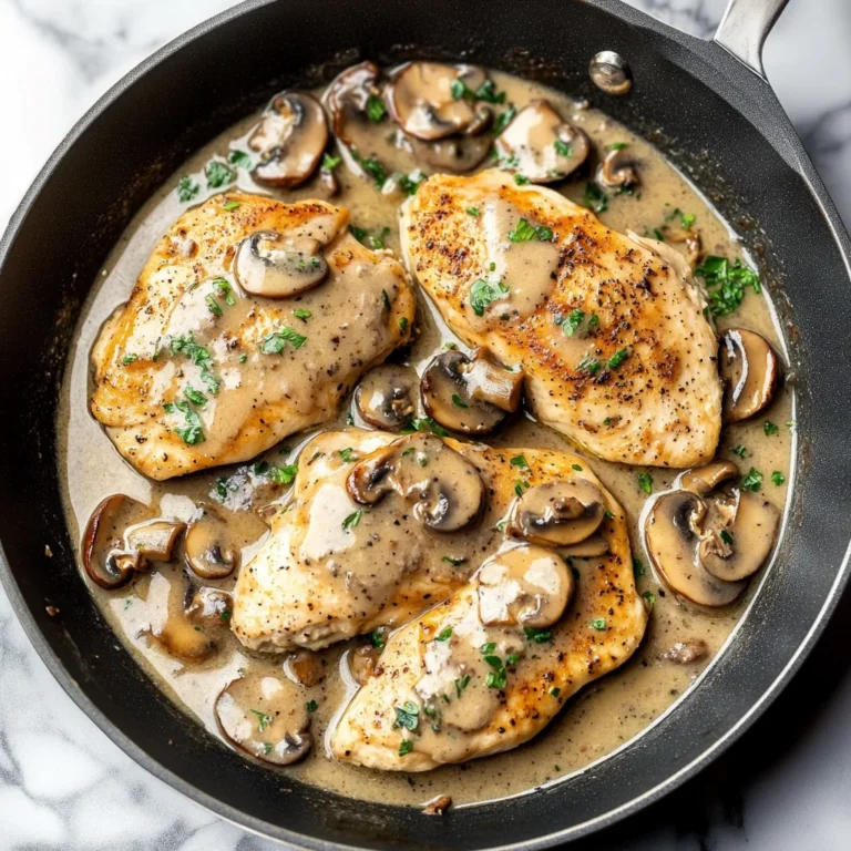 Skillet Chicken and Mushroom Wine Sauce: Cozy Comfort Food