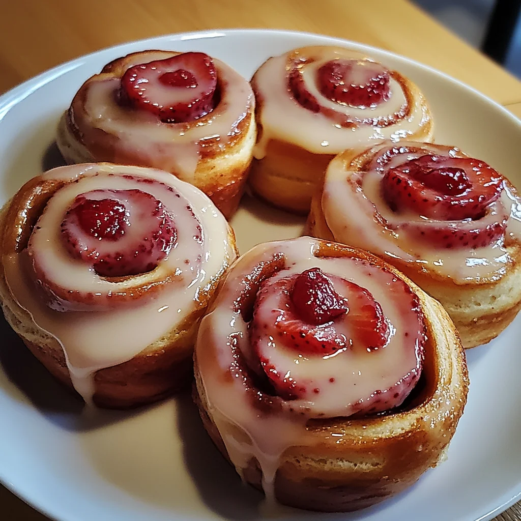Strawberry Cheesecake Cinnabon Rolls: Sweet and Dreamy De…