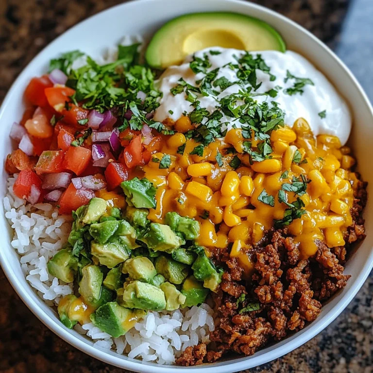 Taco Rice Bowl: Cozy Comfort in Every Bite