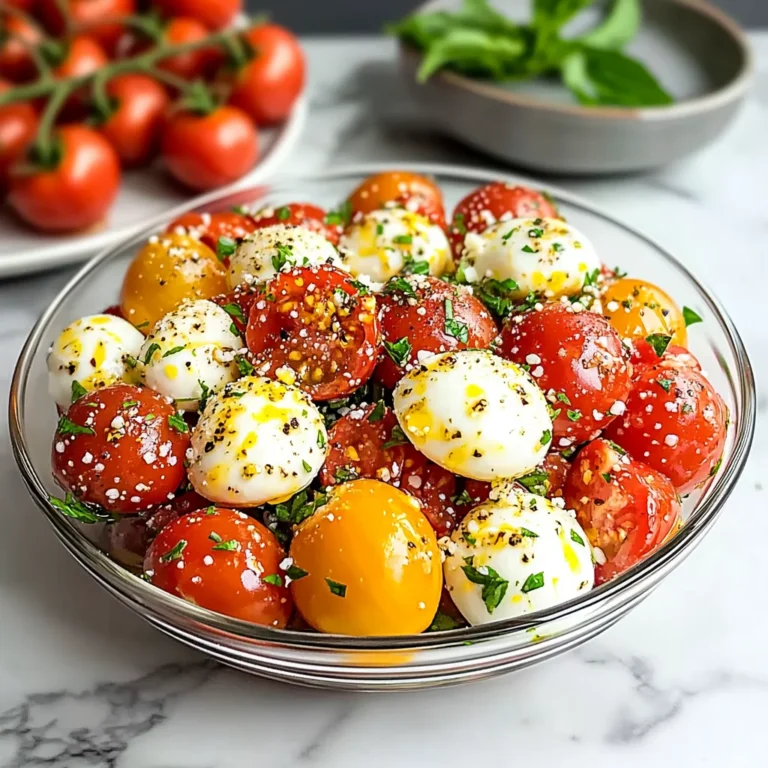 Tasty Tomato Mozzarella Salad: A Summer Sensation